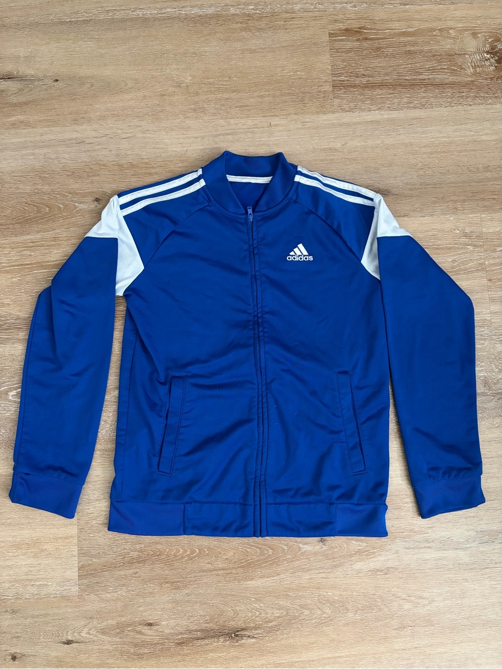 Adidas (Youth 10-12) Royal Blue Track Jacket